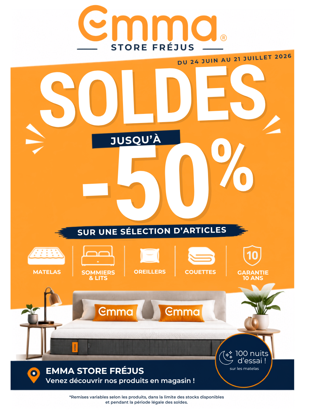Votre Matelas Idéal - magasin matelas var - EMMA Fréjus